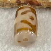 Natural Powerful Tibetan Old Oily Agate Patina Guiren Tairen Human Dzi Bead Totem Amulet Heavenly Master (Tian Zhu) 贵人天诛 4.63g 19.5 by 11.7mm - Huangs Jadeite and Jewelry Pte Ltd