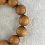 Certified Natural Sandalwood Beads Bracelet 43.90g 18cm 18.0mm 13Beads - Huangs Jadeite and Jewelry Pte Ltd
