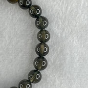 Very Good Natural Green Tourmaline Crystal Beads Bracelet 13.38g 13.5cm 7.2mm 23Beads - Huangs Jadeite and Jewelry Pte Ltd