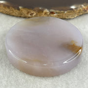 Natural Purple Flower Agate Bangle Set 119.44g Inner Diameter 55.6mm 10.8 by 11.2mm (Perfect) - Huangs Jadeite and Jewelry Pte Ltd