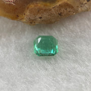 Natural Colombia Green Emerald (Beryl) Cut-Cornered Rectangular step cut 0.55ct 5.0 by 4.5 by 3.3mm - Huangs Jadeite and Jewelry Pte Ltd