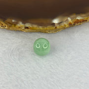 Type A Apple Green Jadeite Bead for Bracelet/Necklace/Earrings/ Ring 2.27g 11.2mm - Huangs Jadeite and Jewelry Pte Ltd