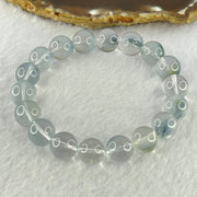 Good Grade Natural Blue Rutilated Quartz Bracelet 41.28g 18.5cm 12.0mm 18 Beads - Huangs Jadeite and Jewelry Pte Ltd