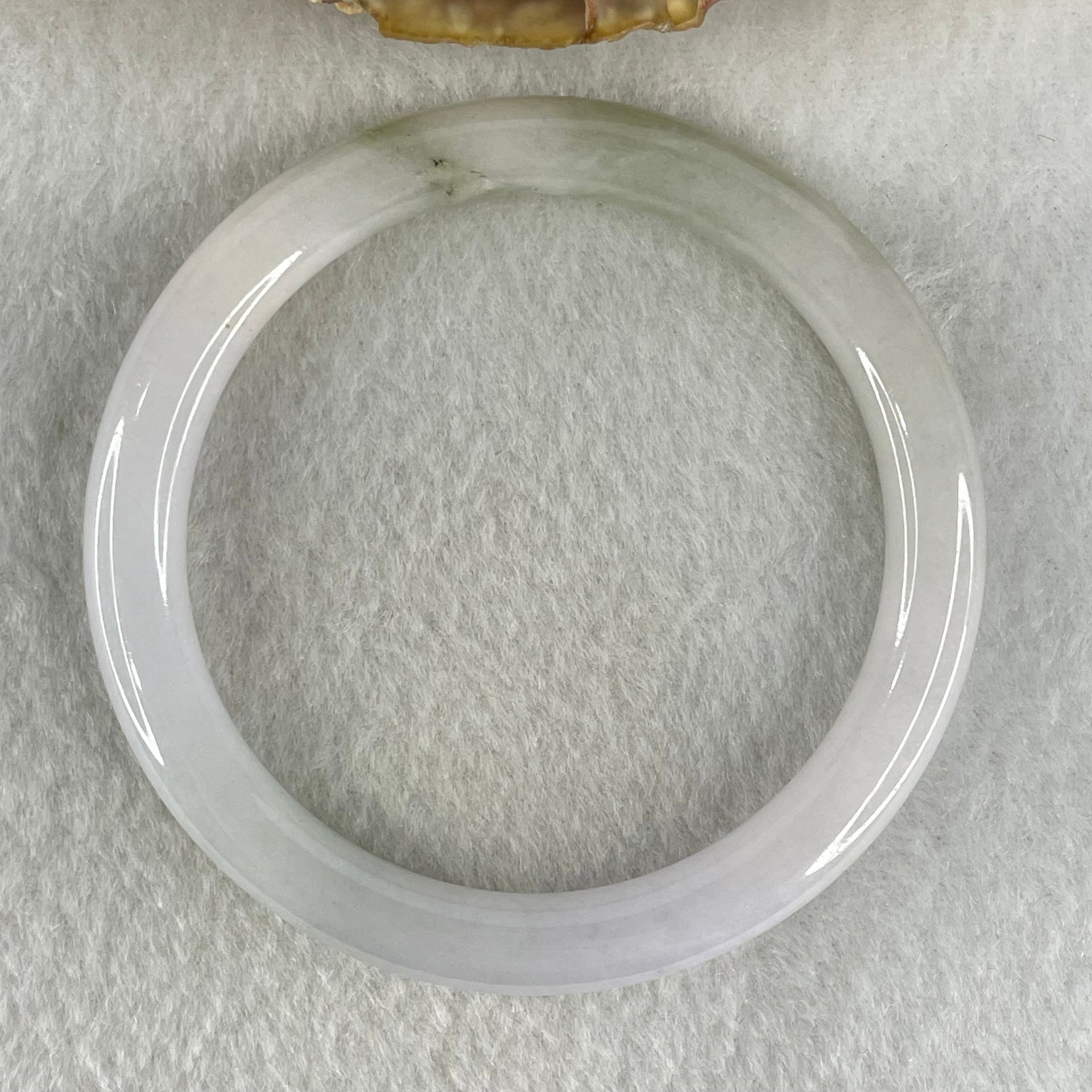 Type A Light Lavender and Light Green Jadeite Bangle 27.65g Inner Diameter 53.4mm 7.4 by 7.8mm (Close to Perfect) - Huangs Jadeite and Jewelry Pte Ltd