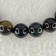 Natural Medicine Amber Beads Bracelet 天然灵草药珀手链 17.08g 17.5cm 12.3mm 17 Beads - Huangs Jadeite and Jewelry Pte Ltd