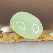 Type A Jelly Light Green Jadeite Oval Cabouchon Stone For Setting 3.90g 18.0 by 13.2 by 9.1mm - Huangs Jadeite and Jewelry Pte Ltd