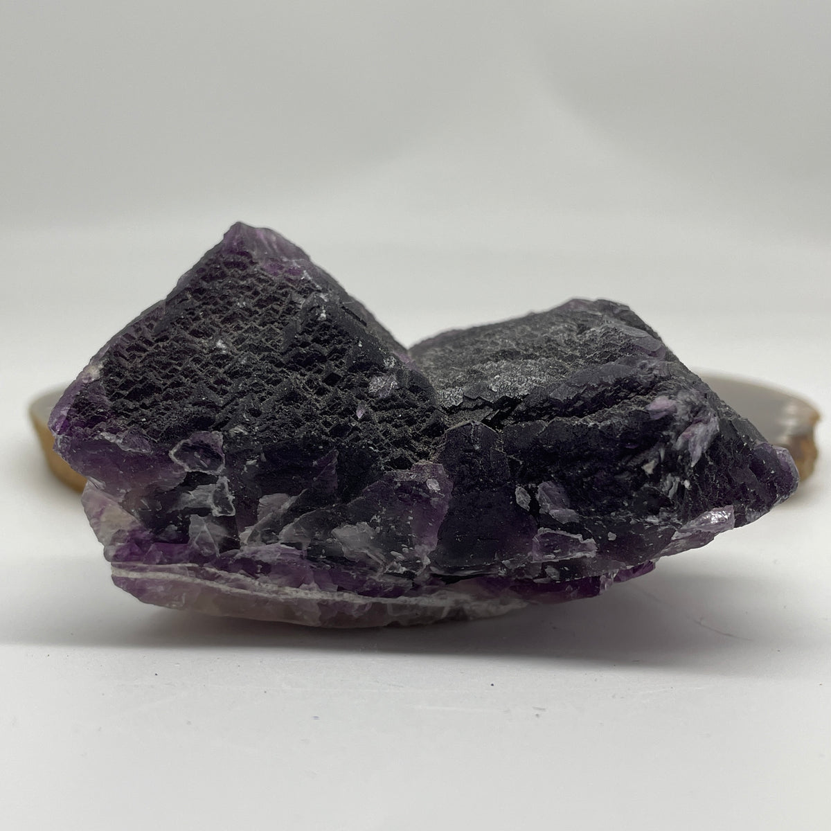 Natural Purple Fluorite Rough Mini Display | (309.17g | 86.5 x 54.0 x 47.0mm | Catalyst, "Genius Stone" Strategic Vision & Mental Clarity Anchor, Feng Shui Focus & Psychic Shield Catalyst)