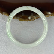 Type A Light Green Jadeite Bangle 41.68g Internal Diameter 52.2mm 12.9 by 7.2mm (Slight External Rough) - Huangs Jadeite and Jewelry Pte Ltd