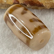 Natural Powerful Tibetan Old Oily Agate Patina Guiren Tairen Human Dzi Bead Totem Amulet Heavenly Master (Tian Zhu) 贵人天诛 4.71g 19.8 by 11.7mm - Huangs Jadeite and Jewelry Pte Ltd