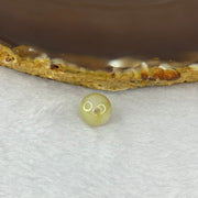 Type A Yellowish Green Jadeite Bead for Bracelet/Necklace/Earrings/Rings 1.61g 9.8mm - Huangs Jadeite and Jewelry Pte Ltd