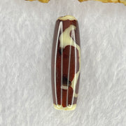 Natural Powerful Tibetan Old Oily Agate Ruyi Dzi Bead Heavenly Master (Tian Zhu) 如意天珠 8.64g 37.8 by 12.1mm - Huangs Jadeite and Jewelry Pte Ltd