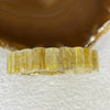 Good Quality Natural Golden Rutilated Quartz Bracelet 天然金顺发晶手链 49.61g 18cm 16.2 by 10.7 by 6.8mm 22 pcs - Huangs Jadeite and Jewelry Pte Ltd