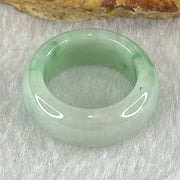 Type A Light Green Lavender with Green Patches Jadeite Ring 4.40g 7.7 by 3.7mm US4.3/HK 9 (Very Slight Internal Line) - Huangs Jadeite and Jewelry Pte Ltd