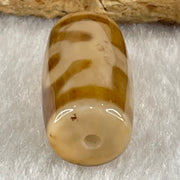 Natural Powerful Tibetan Old Oily Agate Patina Guiren Tairen Human Dzi Bead Totem Amulet Heavenly Master (Tian Zhu) 贵人天诛 4.77g 19.6 by 11.6mm - Huangs Jadeite and Jewelry Pte Ltd