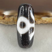 Natural Powerful Tibetan Old Oily Agate Patina Guiren Tairen Human Dzi Bead Totem Amulet Heavenly Master (Tian Zhu) 贵人天诛 5.77g 28.2 by 11.4mm - Huangs Jadeite and Jewelry Pte Ltd