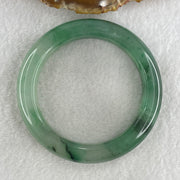 Natural Icy Green Flora Agate Bangle 69.36g Internal Diameter 59.4mm 13.2 by 11.3mm (Perfect) - Huangs Jadeite and Jewelry Pte Ltd