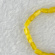 Natural Butterscotch Amber Beads Bracelet 2.61g 14.5mm 5.0mm 24 Beads - Huangs Jadeite and Jewelry Pte Ltd