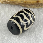 Natural Powerful Tibetan Old Oily Agate Double Garuda Dzi Bead Heavenly Master (Tian Zhu) 2.31g 13.7 by 10.1mm - Huangs Jadeite and Jewelry Pte Ltd