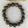 Natural Old Wild Malaysia Agarwood Bracelet (Sinking Type) 天然老野生马来西亚沉香手链 24.57g 19cm 14.2mm 16 Beads - Huangs Jadeite and Jewelry Pte Ltd