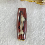 Natural Powerful Tibetan Old Oily Agate Guan Yin Dzi Bead Heavenly Master (Tian Zhu) 观音天珠 8.69g 38.0 by 12.1mm - Huangs Jadeite and Jewelry Pte Ltd