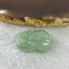 Type A Jelly Green Jadeite Pixiu Pendent A货绿色翡翠貔貅牌 6.91g 23.6 by 15.1  by 9.8 mm - Huangs Jadeite and Jewelry Pte Ltd