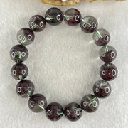 Good Grade Natural Red Phantom Quartz Beads Bracelet 53.77g 17cm 13.9mm 16 Beads - Huangs Jadeite and Jewelry Pte Ltd