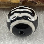 Natural Powerful Tibetan Old Oily Agate Garuda Dzi Bead Heavenly Master (Tian Zhu) 1.43g 10.0 by 10.4mm - Huangs Jadeite and Jewelry Pte Ltd