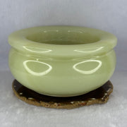 Natural Light Green Onyx Wealth Pot Display 2464.5g 160.0 by 65.0mm - Huangs Jadeite and Jewelry Pte Ltd