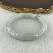 Natural Type A Jelly Light Lavender Light Green Jadeite Bangle 48.52g Inner Diameter 54.6mm 11.4 by 9.2mm (Internal Line) - Huangs Jadeite and Jewelry Pte Ltd