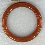 Red Quartzite Jade Bangle 天山玉手镯 Internal Diameter 61.0mm 49.43g 10.6 by 10.6mm - Huangs Jadeite and Jewelry Pte Ltd