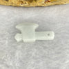 Type A faint Green Jadeite Axe 2.05g 24.4mm by 14.3mm by 3.4mm - Huangs Jadeite and Jewelry Pte Ltd