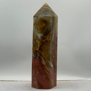 Red Yellow Cherry Quartz Tower Display 2,777.5g 83.2 by 70.9 by 290.0mm - Huangs Jadeite and Jewelry Pte Ltd