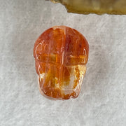 Good Grade Natural Ferruginous Quartz Rabbit Charm 2.72g 15.2 by 11.3 by 10.3mm - Huangs Jadeite and Jewelry Pte Ltd