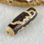 Natural Powerful Tibetan Old Oily Agate Full Body Zha Ji La Mu Female Cai Shen God of Fortune Zakiram Dzi Bead Heavenly Master (Tian Zhu) 扎基拉姆天珠 10.53g 39.1 by 13.2mm - Huangs Jadeite and Jewelry Pte Ltd