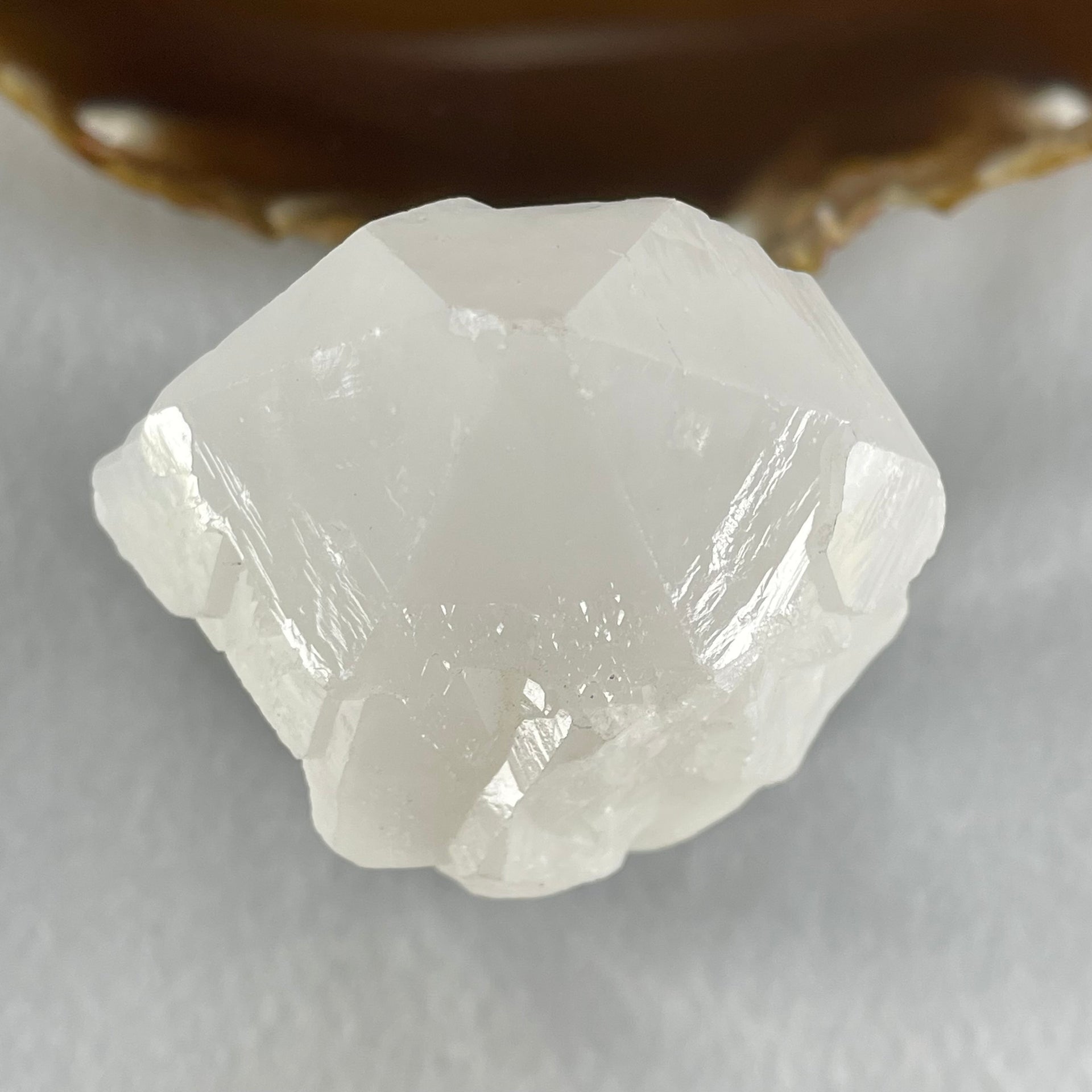 Natural Milky White Quartz Display 237.47g 55.9 by 47.1 by 108.9mm - Huangs Jadeite and Jewelry Pte Ltd