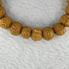 Natural Bodhi Rudraksha Seed Mala 金风 Beads Bracelet 14.58g 12.1 mm 20 Beads - Huangs Jadeite and Jewelry Pte Ltd
