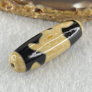 Natural Powerful Tibetan Old Oily Agate Rabbit Dzi Bead Heavenly Master (Tian Zhu) 兔子天珠 9.39g 39.1 by 12.7mm - Huangs Jadeite and Jewelry Pte Ltd