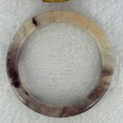 Purple with Dark Purple Piao Hua Quartzite Jade Bracelet Internal Diameter 天然水沫玉手镯 58.2mm 52.36g 12.8 by 9.0mm - Huangs Jadeite and Jewelry Pte Ltd