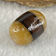 Natural Powerful Tibetan Old Oily Agate 1 Lines Dzi Bead Heavenly Master (Tian Zhu) 2.48g 14.0 by 10.5mm - Huangs Jadeite and Jewelry Pte Ltd
