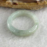 Natural Type A Faint Green with Green Jadeite Ring 3.03g 5.1 by 3.3mm US 8 HK 17.5 - Huangs Jadeite and Jewelry Pte Ltd