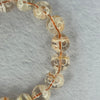 Good Grade Natural Snow Flakes Ghost Phantom Quartz Bracelet 天然雪花幽灵手链 43.79g 18cm 12.7mm 17 Beads - Huangs Jadeite and Jewelry Pte Ltd