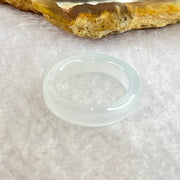 Natural Transparent White Agate Ring 2.31g 5.3 by 3.2mm US6.9 HK15 - Huangs Jadeite and Jewelry Pte Ltd