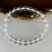 Natural Clear Quartz Bracelet 天然白水晶手链 18.70g 16.5cm 8.4mm 24 Beads - Huangs Jadeite and Jewelry Pte Ltd
