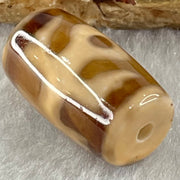 Natural Powerful Tibetan Old Oily Agate Patina Guiren Tairen Human Dzi Bead Totem Amulet Heavenly Master (Tian Zhu) 贵人天诛 4.77g 19.6 by 11.8mm - Huangs Jadeite and Jewelry Pte Ltd
