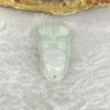 Type A Green Pea Pod Jadeite 3.9g 12.3 by 25.1 by 6.4mm - Huangs Jadeite and Jewelry Pte Ltd