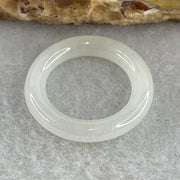 Natural Type A White Jadeite Mini Round Shape Pendant | Harmony, Peace & Wholeness Talisman (1.46g | 3.2 x 3.5mm | Internal Line) - Huangs Jadeite and Jewelry Pte Ltd