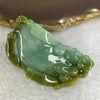 Grand Master Type A Brown with Blueish Green Jadeite Pixiu with Baby 123.56g 63.4 by 34.3 by 37.8mm - Huangs Jadeite and Jewelry Pte Ltd