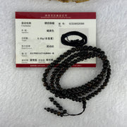 Natural Black Gold King Amber Beads Bracelet 天然黑金翁王琥珀手链 9.65g 50cm 5.0mm 118 Beads - Huangs Jadeite and Jewelry Pte Ltd