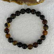 Natural Mixed Amber Beads Bracelet 7.82g 15.5cm 8.7mm 22 Beads - Huangs Jadeite and Jewelry Pte Ltd