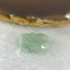 Type A Sky Blue Jadeite Pixiu Pendent A货天空蓝色翡翠貔貅牌  6.21g 23.7 by 14.6 by 8.9 mm - Huangs Jadeite and Jewelry Pte Ltd